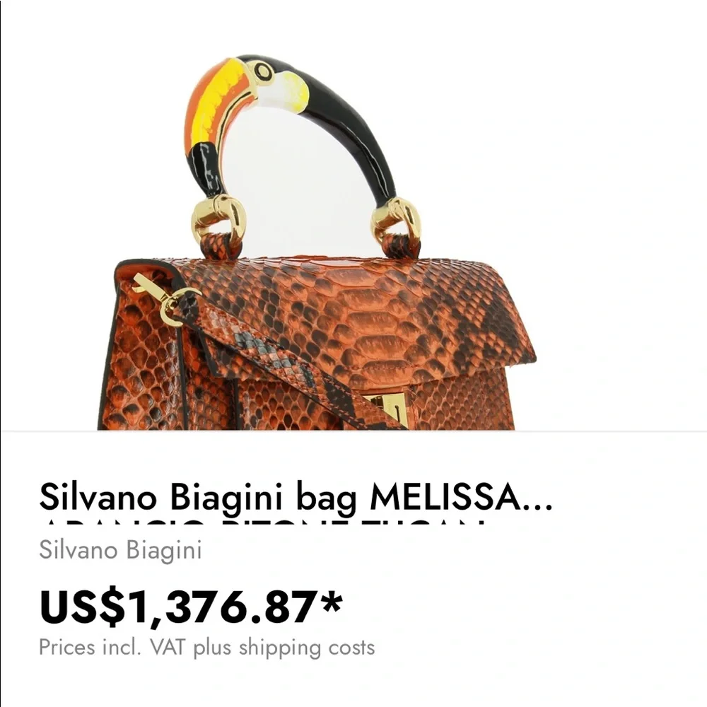 COPY - Vintage SILVANO BIAGINI Leather Bag - Picture 5 of 5